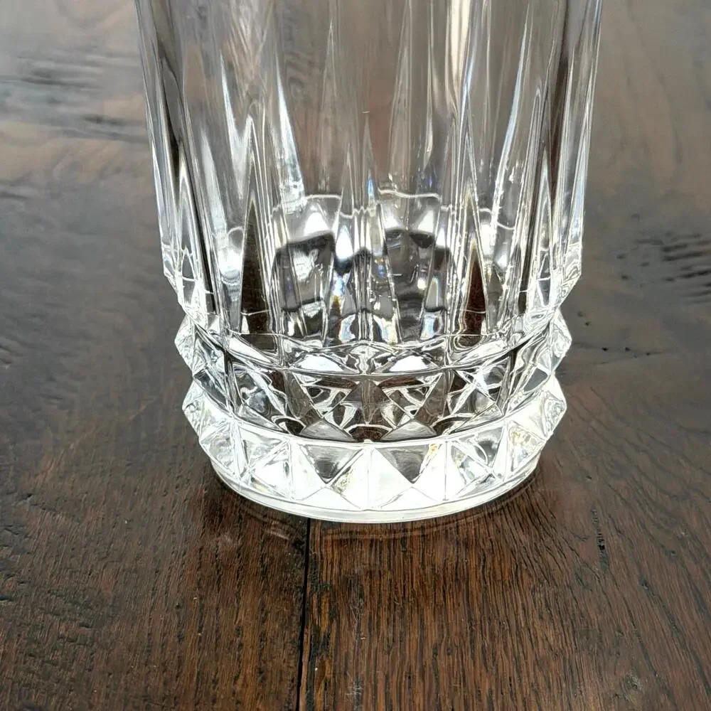 Set of 4 Vintage Cristal d'Arques Durand Tuilleries Villandry Highball Glasses
